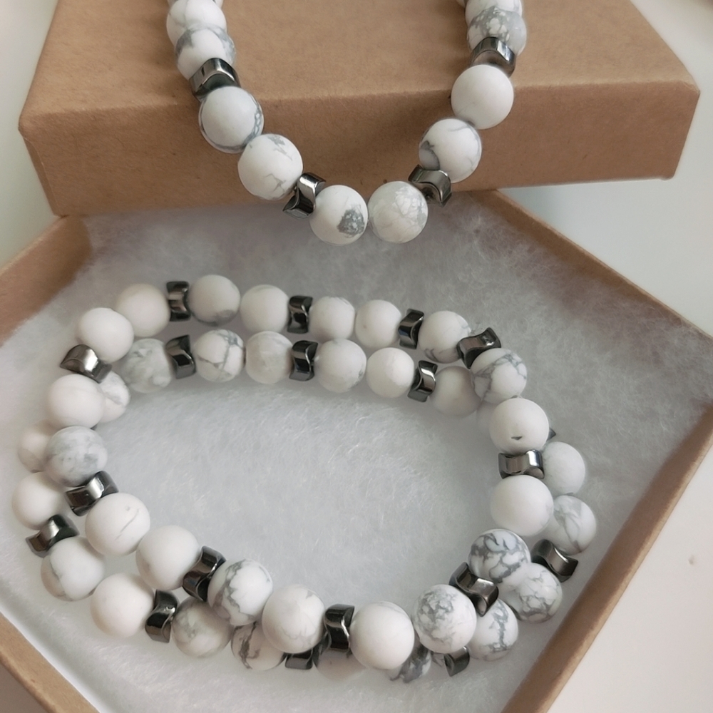 3 bracelets for women beautiful natural beads handmade jewelry